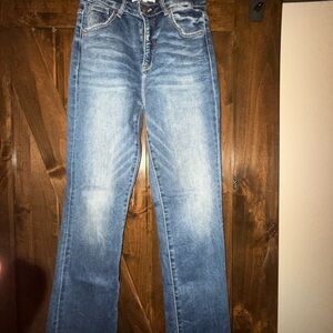 Women's High Rise Blue Jeans